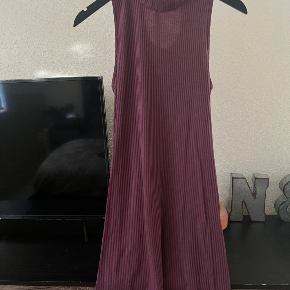 Free People Backless Plum Dress